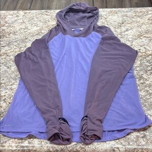 Nike Two-Tone Purple and Brown Hoodie